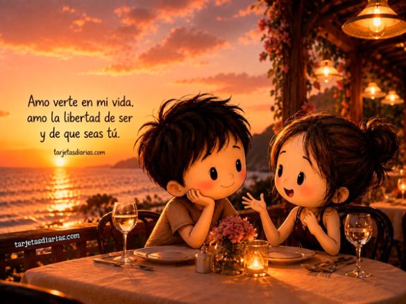 AMO VERTE EN MI VIDA, AMO LA LIBERTAD DE SER Y DE QUE SEAS TÚ