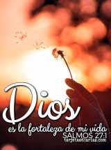 DIOS ES LA FORTALEZA DE MI VIDA. SALMOS 27:1