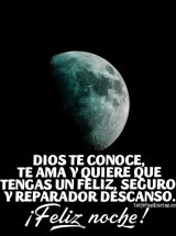 ¡FELIZ NOCHE! DIOS QUIERE QUE TENGAS UN FELIZ DESCANSO