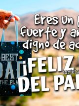 ERES UN PILAR FUERTE Y AMOROSO, DIGNO DE ADMIRAR. ¡FELIZ DÍA DEL PADRE!