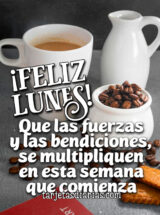 ¡FELIZ LUNES! QUE LAS FUERZAS Y LAS BENDICIONES, SE MULTIPLIQUEN EN ESTA SEMANA QUE COMIENZA
