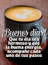 ¡BUENOS DÍAS! QUE TU DÍA SEA HERMOSO Y QUE LA BUENA ENERGÍA ACOMPAÑE CADA UNO DE TUS PASOS