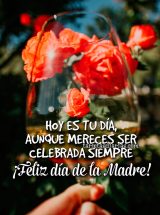 HOY ES TU DÍA, AUNQUE MERECES SER CELEBRADA SIEMPRE. ¡FELIZ DÍA DE LA MADRE!