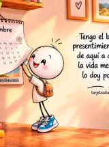 TENGO EL BONITO PRESENTIMIENTO DE QUE DE AQUÍ A DICIEMBRE LA VIDA ME SONREIRÁ, LO DOY POR HECHO
