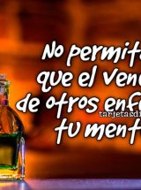 NO PERMITAS QUE EL VENENO DE OTROS ENFERME TU MENTE