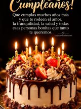 ¡FELIZ CUMPLEAÑOS! QUE CUMPLAS MUCHOS AÑOS MÁS