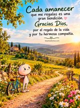 CADA AMANECER QUE ME REGALAS ES UNA GRAN BENDICIÓN.