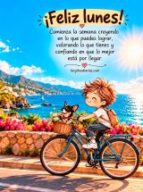 ¡FELIZ LUNES! COMIENZA LA SEMANA CREYENDO EN TODO LO QUE PUEDES LOGRAR
