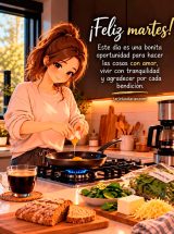 ¡FELIZ MARTES! ESTE DÍA ES UNA BONITA OPORTUNIDAD PARA HACER LAS COSAS CON AMOR, VIVIR CON TRANQUILIDAD Y AGRADECER POR CADA BENDICIÓN