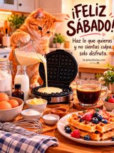 ¡FELIZ SÁBADO! HAZ LO QUE QUIERAS Y NO SIENTAS CULPA, SOLO DISFRUTA